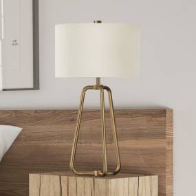 Marduk table lamp in antique brass - Hudson & Canal TL0001