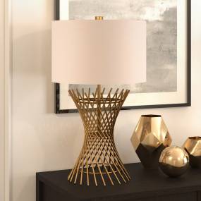 Otho table lamp in antique brass - Hudson & Canal TL0023