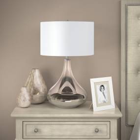 Mirabella table lamp in smoked chrome ombre - Hudson & Canal TL0024
