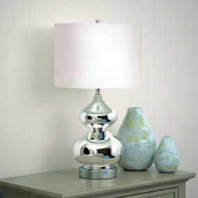 Katrin table lamp in nickel plated glass - Hudson & Canal TL0039