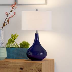 Mirabella table lamp in navy - Hudson & Canal TL0134