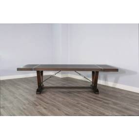 Homestead Tobacco Leaf Extension Table w/ Folding Leaves - Sunny Designs 1167TL