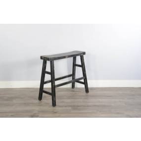 Marina Black Sand 30"H Bench, Wood Seat - Sunny Designs 1671BS-30