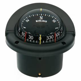 Helmsman Combidial Compass - Flush Mount - Black - Ritchie HF-743