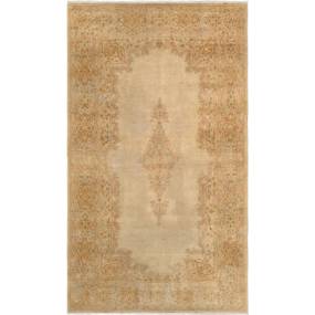 Vintage Kerman Colletion Hand-Knotted Lamb's Wool Area Rug- 3'10" X 6'11" - Pasargad Home 000449