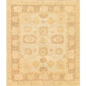 Pasargad Home Oushak Collection Hand-Knotted Lamb's Wool Area Rug- 8' 8" X 9'11" - Pasargad Home 037991