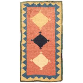Gabbeh Colletion Hand-Knotted Lamb's Wool Area Rug- 4' 1" X 7' 5" - Pasargad Home 039397