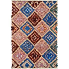 Pasargad Home Moroccan Collection Hand-Knotted Lamb's Wool Area Rug- 5' 5" X 8' 5" - Pasargad Home 045187
