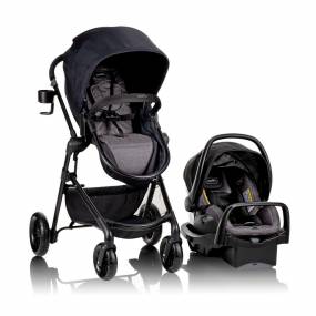 Evenflo Pivot Modular Travel System With SafeMax Car Seat - Casual Gray - 56041990