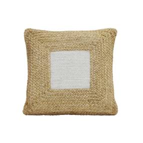 Blank Mind White Square Accent Pillow - TOV-C18514