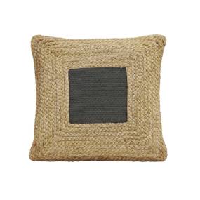Blank Mind Black Square Accent Pillow - TOV-C18516