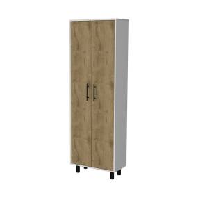 Oklahoma Tall Pantry Cabinet, Cupboard Storage Organizer with 5-Shelf - FM Furniture FM8992ABM