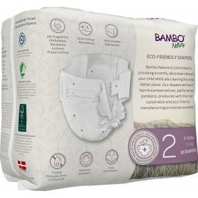 Bambo Nature Baby Diapers Size 2  ( 6 Pack Case ) - Bambo Nature 1000016924