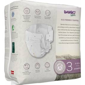 Bambo Nature Baby Diapers Size 3  ( 6 Pack Case ) - Bambo Nature 1000016925
