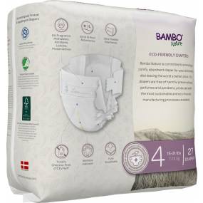 Bambo Nature Baby Diapers Size 4  ( 6 Pack Case ) - Bambo Nature 1000016926