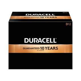 Duracell Coppertop Alkaline D Battery - MN1300 - For Multipurpose - D - Alkaline - 12 / Box - DUR01301