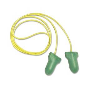 Howard Leight Low Pressure Foam Ear Plugs - Foam - Green, Yellow - 100 / Box - HOWLPF30