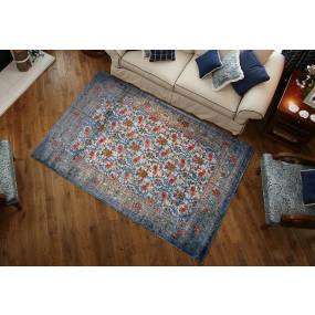 Luxe Weavers Capello Collection Blue 5x7 Abstract Area Rug - 1402 Blue 5x7
