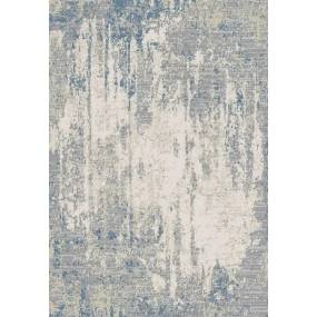 Luxe Weavers Florance Collection 86572 Blue 5x7 Modern Area Rug - 86572 Blue 5x7