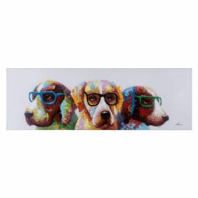 Cool Dogs  Gallery Wrapped Canvas Wall Art - Yosemite Home Décor ARTAE1920D