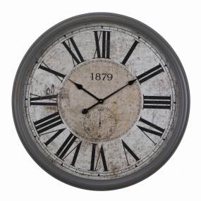 Rustic Taupe 32D Wall Clock - Yosemite Home Décor CLKC1014