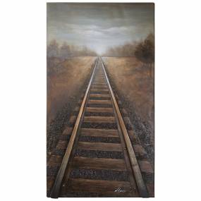 Vanishing Into The Distance Gallery Wrapped Canvas Wall Art - Yosemite Home Décor DCA091