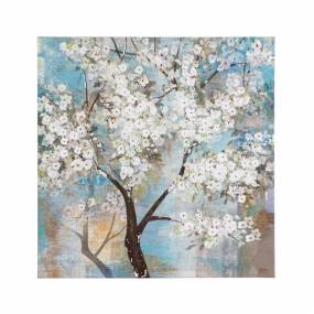 Tree in Bloom Gallery Wrapped Canvas Wall Art - Yosemite Home Décor YG7689A