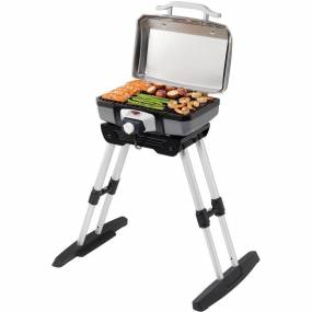 Outdoor Portable Electric Grill with VersaStand Integrated Adjustable Telescoping Base - Cuisinart CEG-980