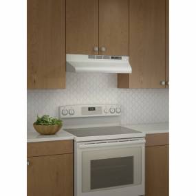F40000 Series 24-In. 4-Way Convertible Under Cabinet Range Hood with Light, White - Broan F402401