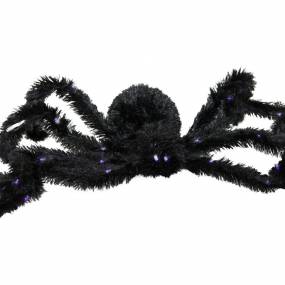 5.92-ft. Light Up Spider, Indoor/Outdoor Halloween Decoration, Poseable, Battery-Operated, Darth - Haunted Hill Farm HHPSD-7FS