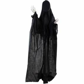 6-Ft. Dearmad the Ghostly Reaper with Lights and Sound, Indoor or Covered Outdoor Halloween Decoration, Battery Operated - Almo HHRPR-14FLS