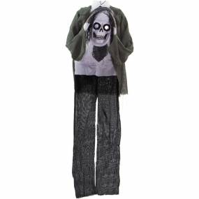 4.5-Ft. Henry the Headless Reaper w/ Animated Eyes, Indoor or Covered Outdoor Halloween Decoration, Battery Operated - Almo HHRPR-15FLSA