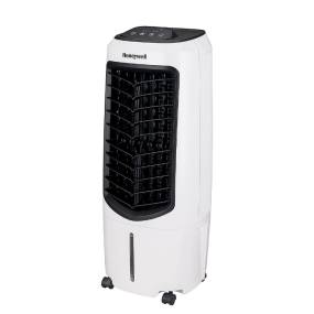 194 CFM Indoor Evaporative Air Cooler (Swamp Cooler) with Remote Control in White - Honeywell TC10PEU