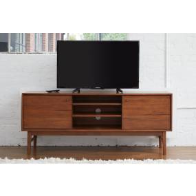 Walnut Lavina Tv Cabinet In Poplar Veneer And Solid Wood Legs - Unique Furniture 40663010
