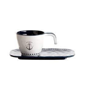 Soul Espresso Cup/Plate - Service of 6 - Marine Business 14006C
