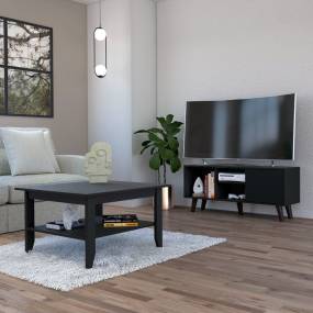 Atlanta 2 Piece Living Room Set, Coffee Table and TV Stand  - Depot E-Shop CLIV7