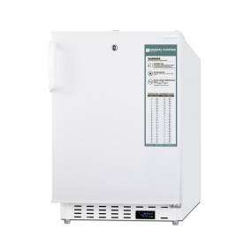 Built-in ADA compliant vaccine all-freezer in white with lock - Summit Appliance ADA305AF