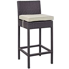 Convene Outdoor Patio Fabric Bar Stool - East End Imports EEI-1006-EXP-BEI