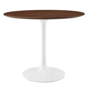 Lippa 36" Round Walnut Dining Table - East End Imports EEI-1136-WAL