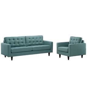 Empress Armchair and Sofa Set of 2 - East End Imports EEI-1313-LAG