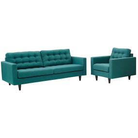 Empress Armchair and Sofa Set of 2 - East End Imports EEI-1313-TEA