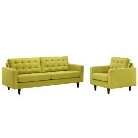 Empress Armchair and Sofa Set of 2 - East End Imports EEI-1313-WHE