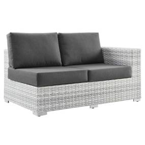 Convene Outdoor Patio Right-Arm Loveseat - East End Imports EEI-4302-LGR-CHA