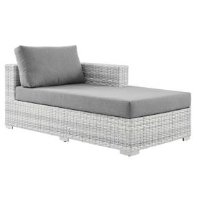 Convene Outdoor Patio Right Chaise - East End Imports EEI-4304-LGR-GRY