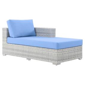 Convene Outdoor Patio Right Chaise - East End Imports EEI-4304-LGR-LBU