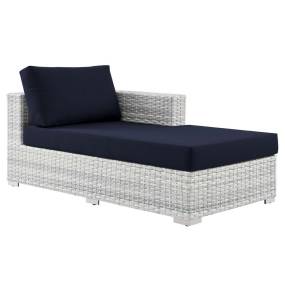 Convene Outdoor Patio Right Chaise - East End Imports EEI-4304-LGR-NAV