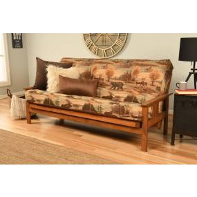 Monterey Frame - Barbados Finish - Canadian Mattress - Kodiak Furniture KFMOBBCANLF5MD3