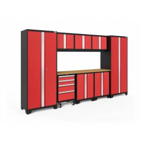 Bold Series Red 9 Piece Set (LWB, LWR, BW, 72" BAM) - New Age Products 50608