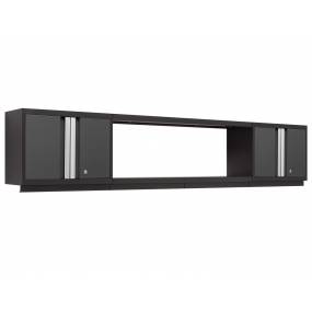 Bold Series Gray 3 Piece Set (2xWall Cabinet, 48" Integrated Display Shelf) - New Age Products 50653