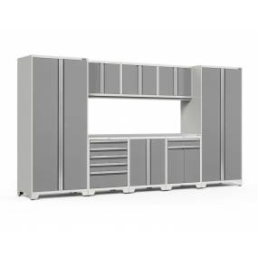 Pro Series Platinum 9 Piece Set (Split Cabinet, LWT, LWWB, 84" SS) - New Age Products 52562
